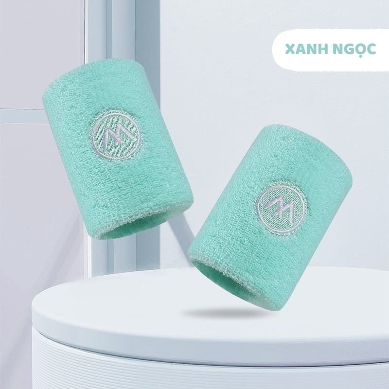 Băng chặn mồ hôi tay Asagi HW-0010, chất liệu vải dệt từ sợi tổng hợp, dùng trong tập luyện thể thao