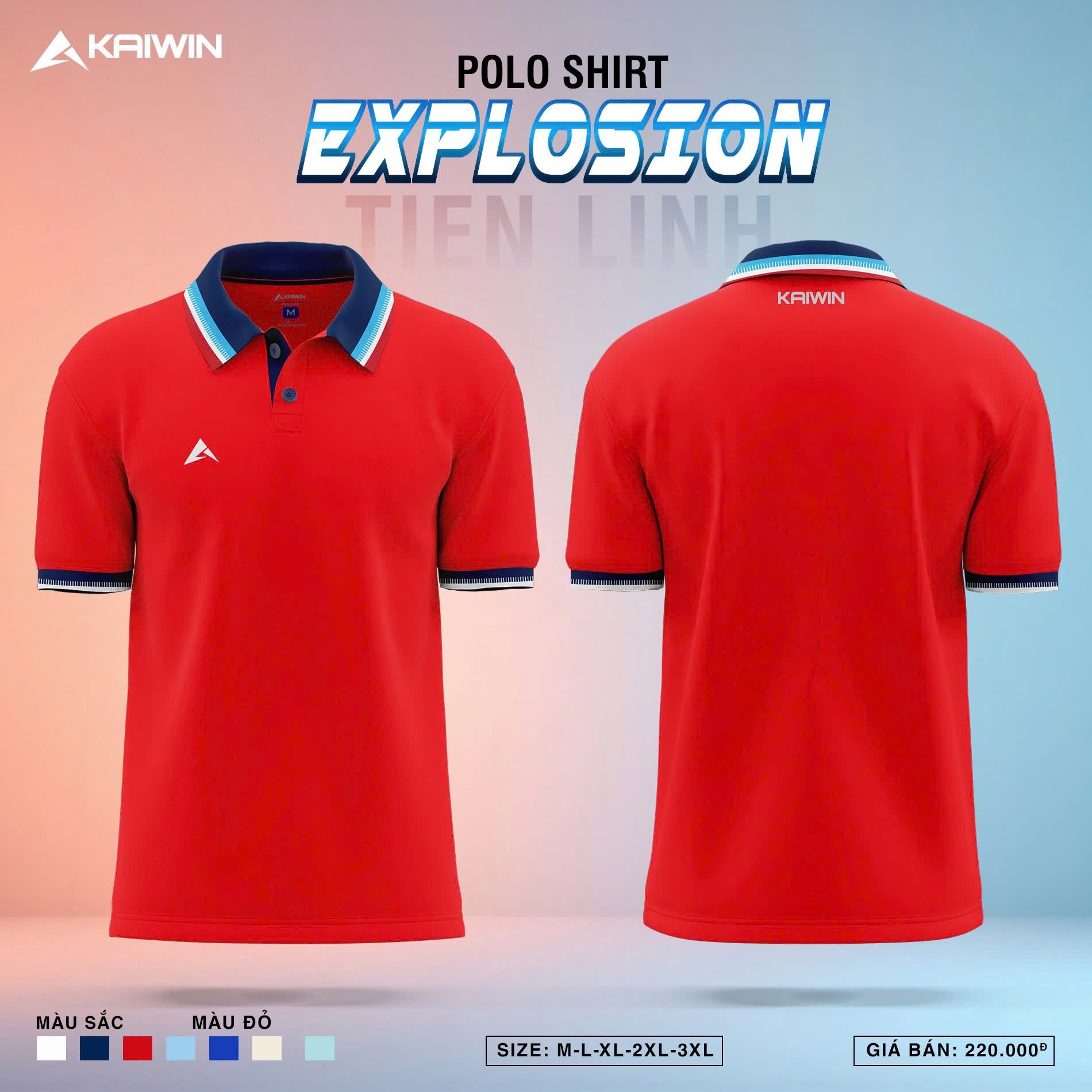Áo Polo Thể Thao Kaiwin Explosion