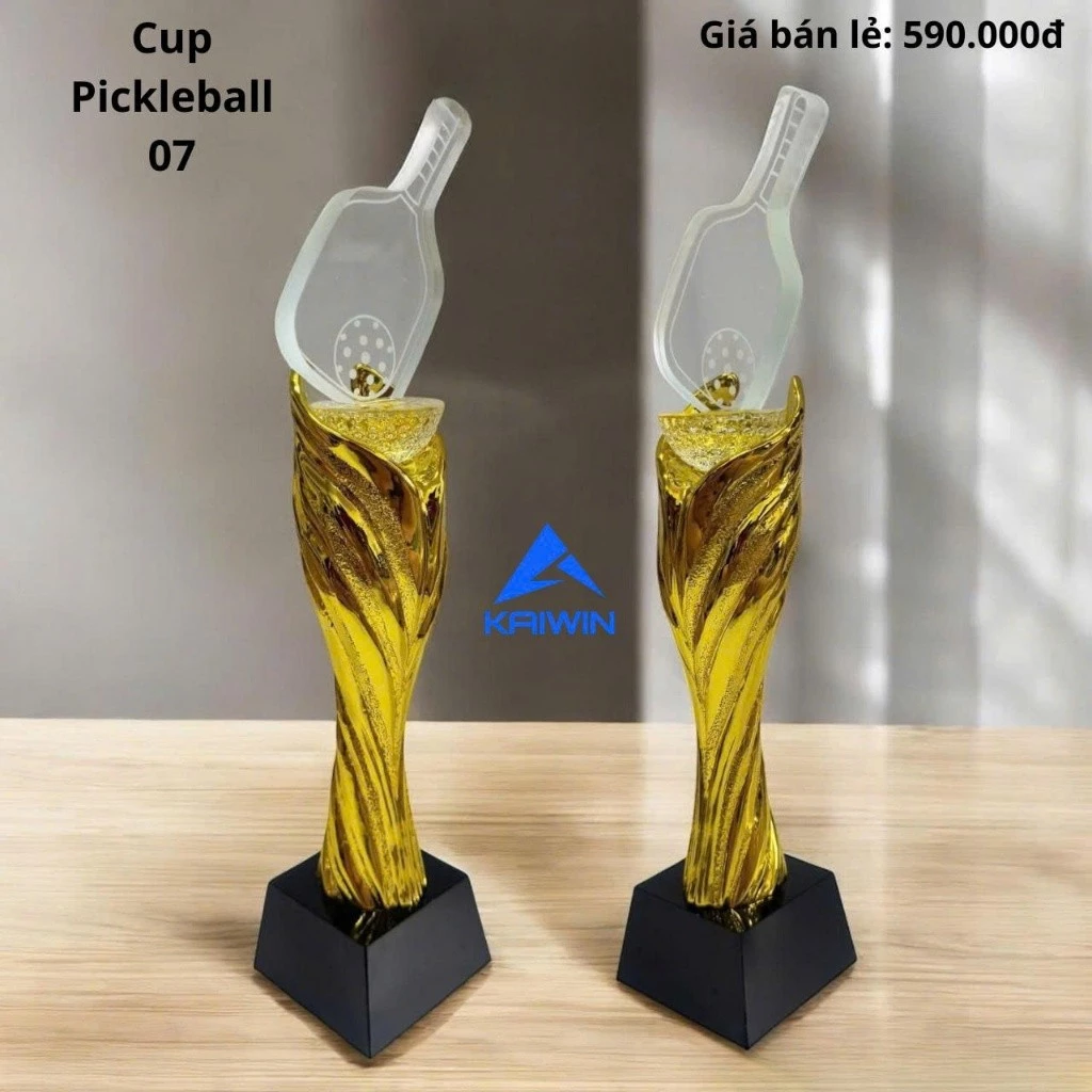 Cúp Pickleball Pha Lê 07