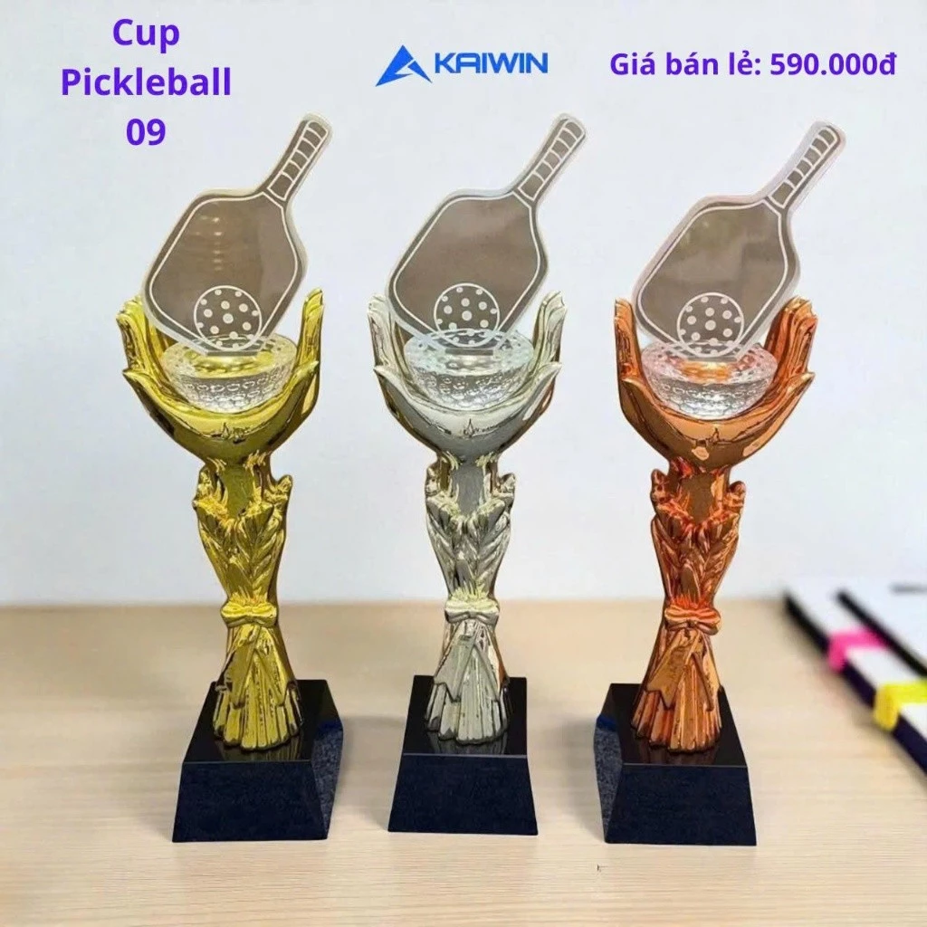 Cúp Pickleball Pha Lê 09