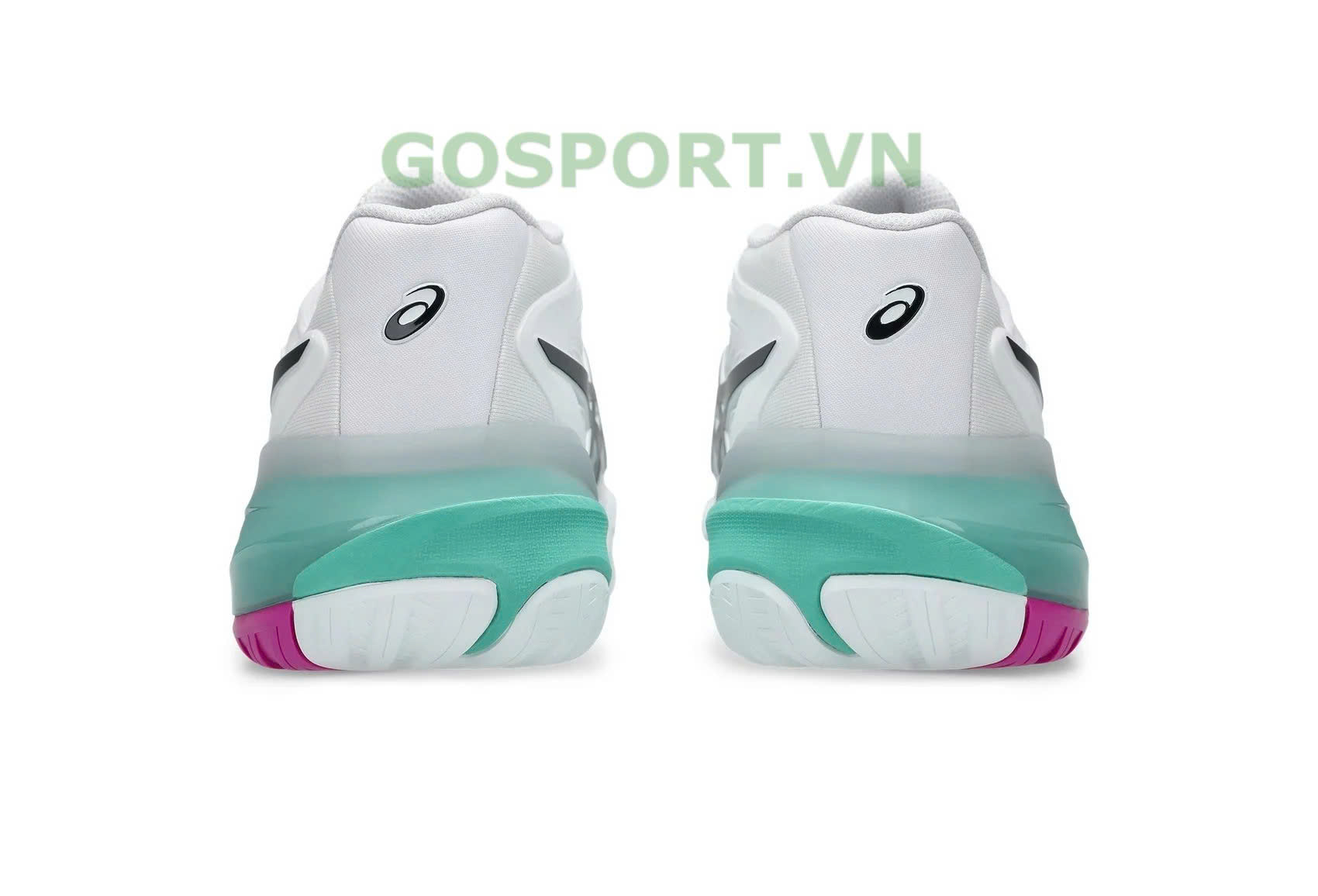 Giày Asics Gel Resolution X Trắng Hồng Xanh Lá