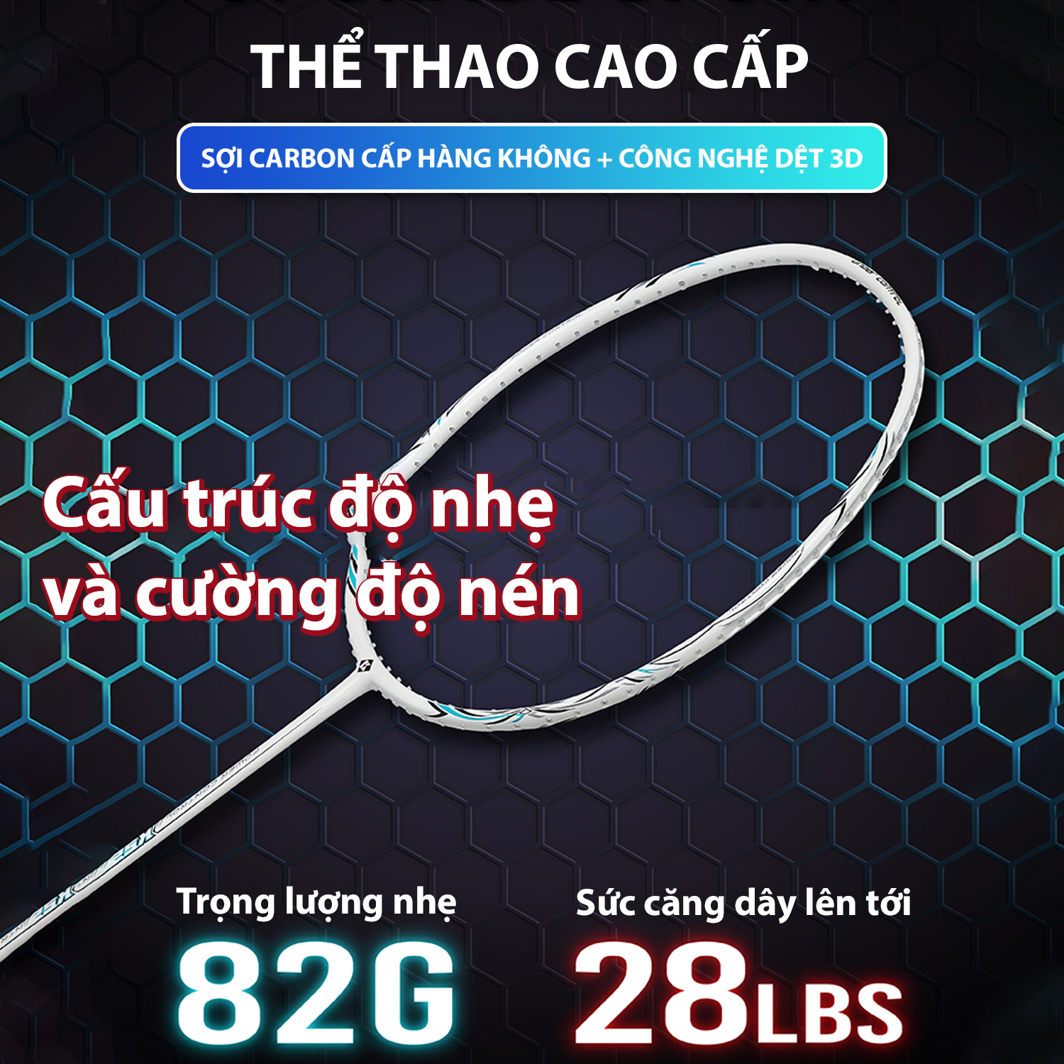 VỢT CẦU LÔNG KUMPO K520 PRO