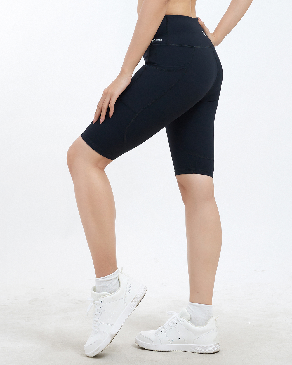 Quần đùi nữ tập Gym, Yoga, Chạy Bộ, Tennis, Pickleball ICADO AT17