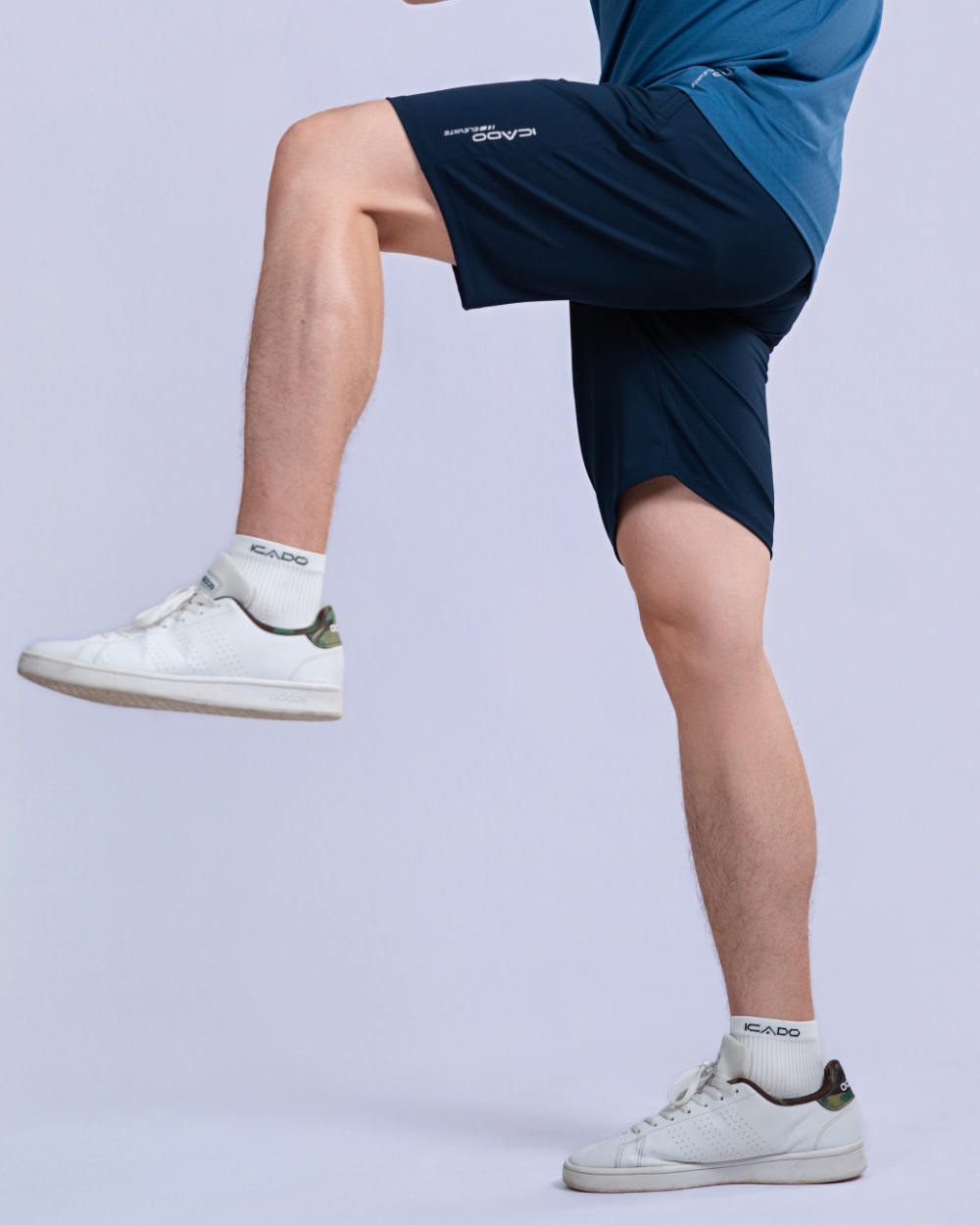 Quần Đùi Tập Gym, Chạy Bộ, Tennis, Pickleball Nam ICADO HT106