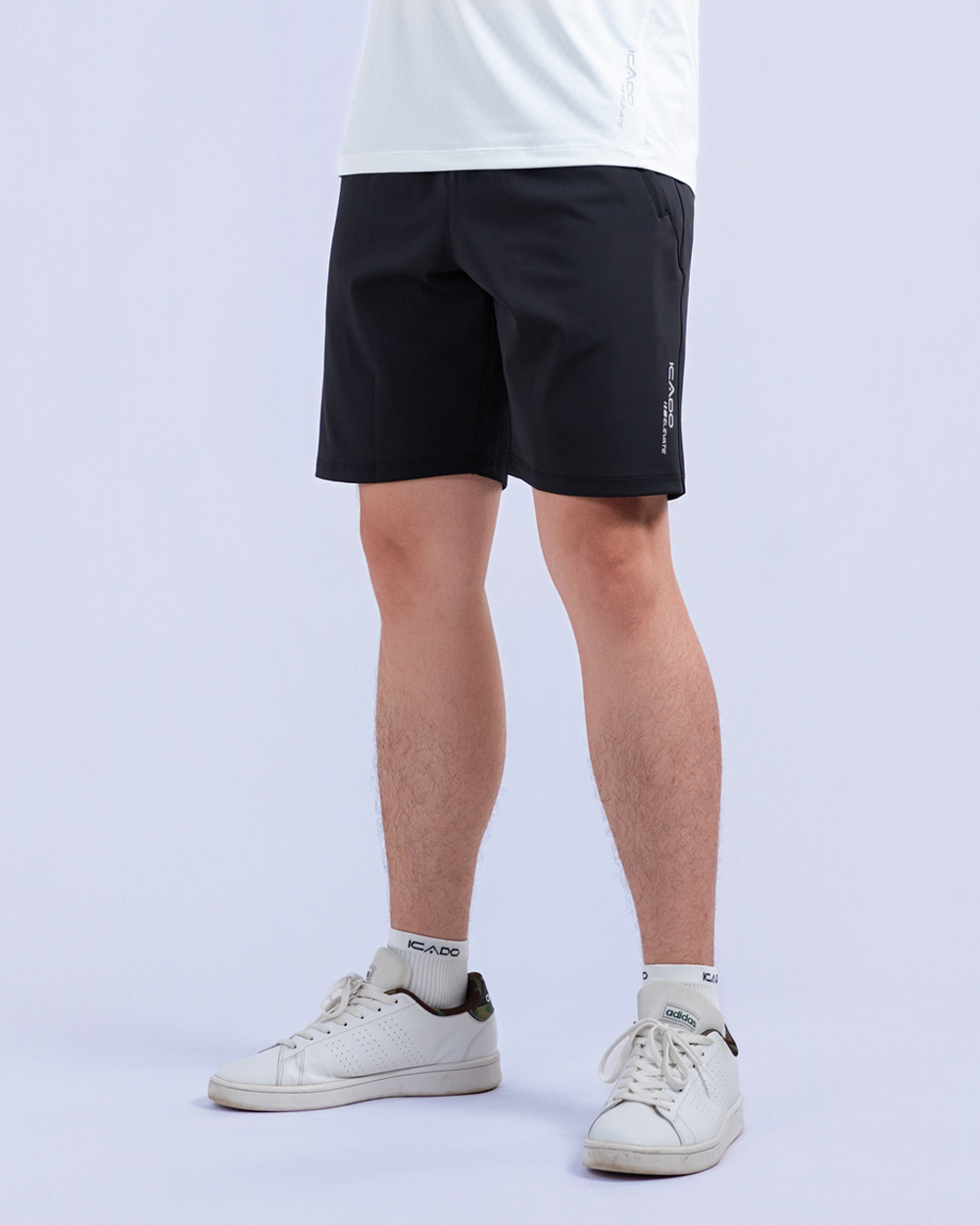 Quần Đùi Tập Gym, Chạy Bộ, Tennis, Pickleball Nam ICADO HT106