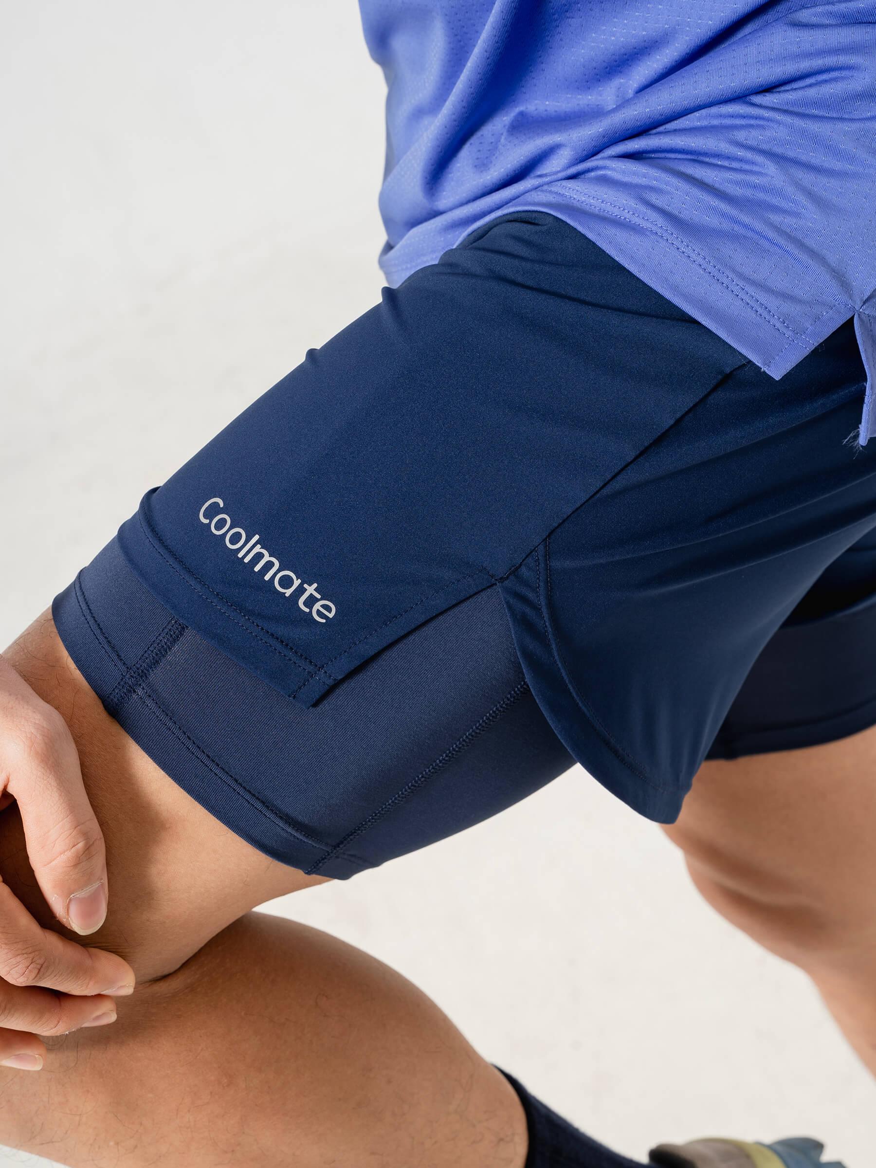 Quần shorts chạy bộ 2 lớp Essential Fast & Free Run