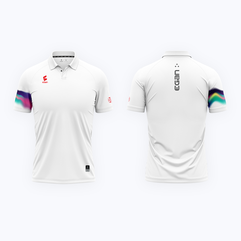 Áo Pickleball Họa Tiết Tay Egan Air Có Cổ