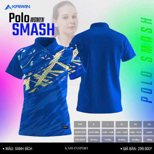 ÁO PICKLEBALL KAIWIN SMASH NỮ