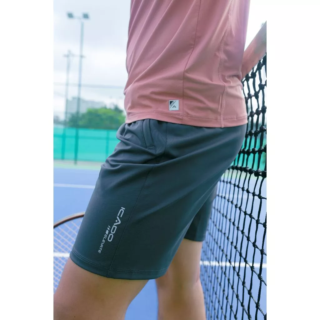 Quần Đùi Tập Gym, Chạy Bộ, Tennis, Pickleball Nam ICADO HT106