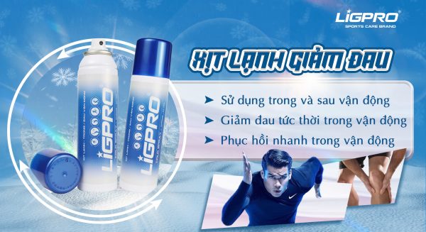 Xịt Lạnh Thảo Dược Giảm Đau Ligpro 160ml