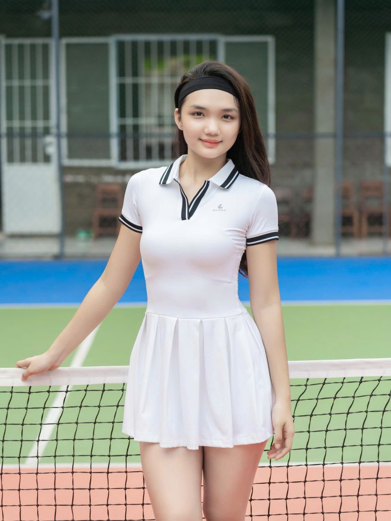 Set Váy Thể Thao Nữ Cổ Trụ SB11