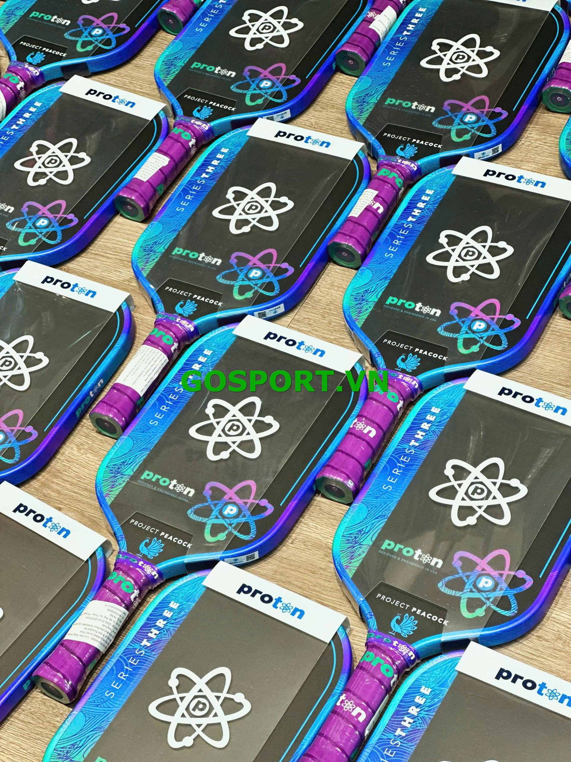 Vợt Pickleball Proton Project Peacock Elongated