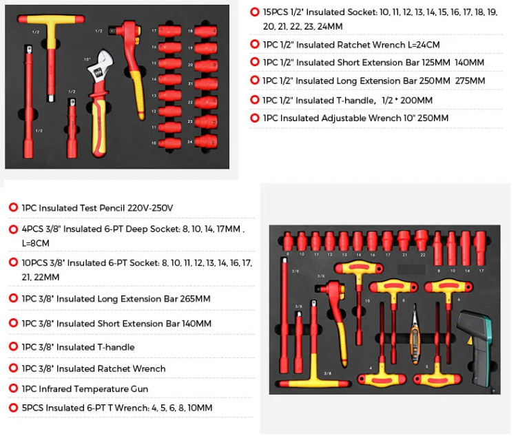 Bộ đồ nghề dụng cụ sửa chữa xe điện 22 và 25 chi tiết
