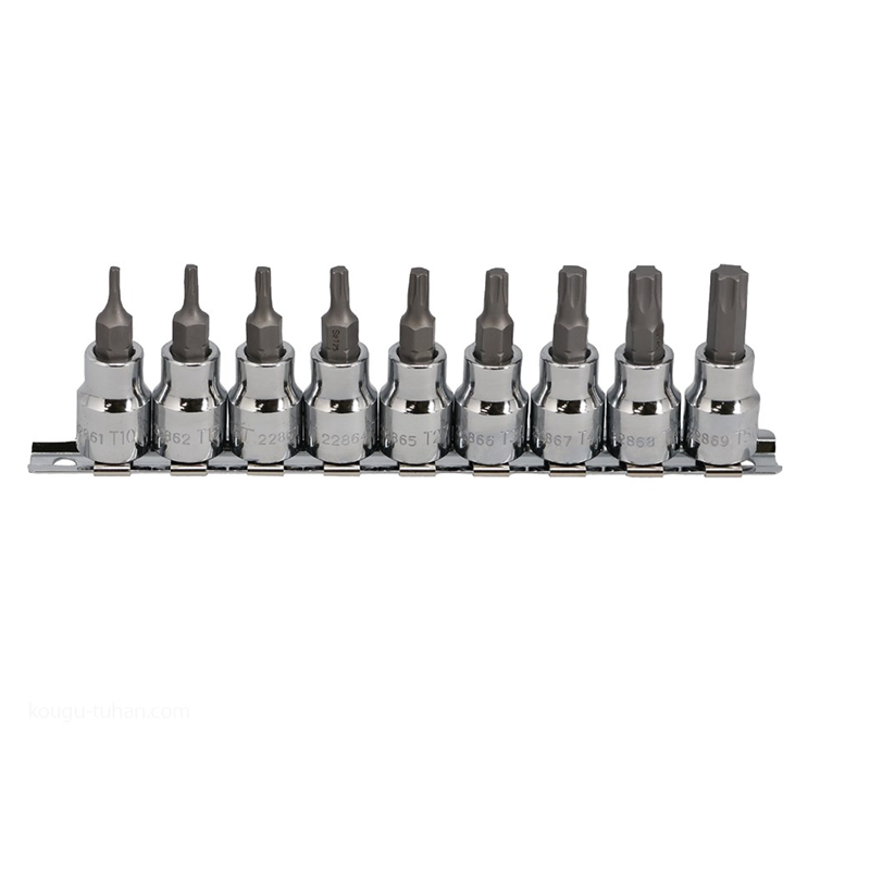 Bộ đầu khẩu vặn ốc hoa thị 3/8" 9 chi tiết SIGNET 22967V
