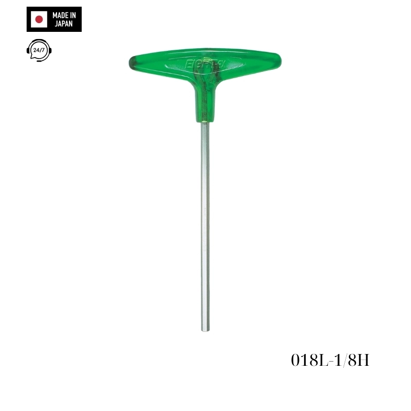Lục giác chữ T hệ inch loại dài EIGHT 018L-1/8H Nhật Bản