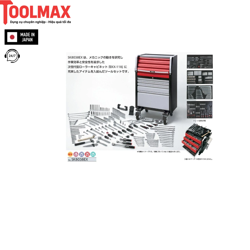 Bộ dụng cụ KTC SK8031EX