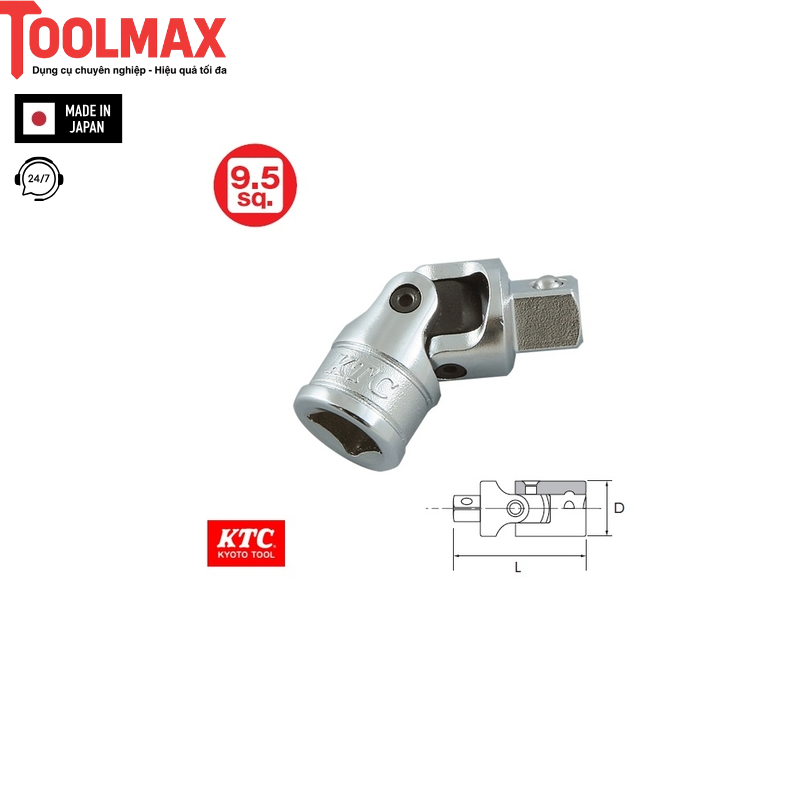 Đầu lắc léo KTC BJ3