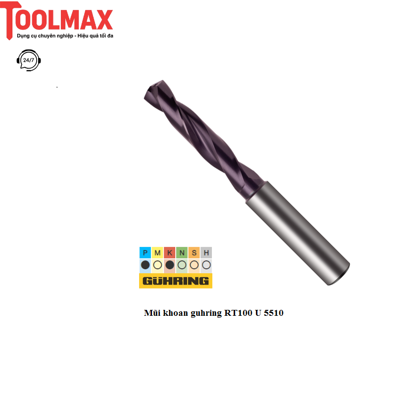 Mũi khoan guhring RT100 U 5510