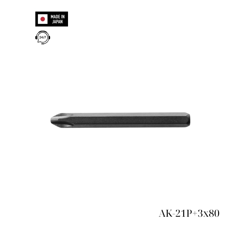 Mũi vít đóng Anex AK-21P+3x80 Nhật Bản