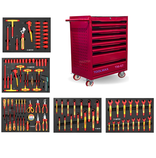 Tủ đồ nghề sửa chữa xe điện 7 ngăn 94 chi tiết