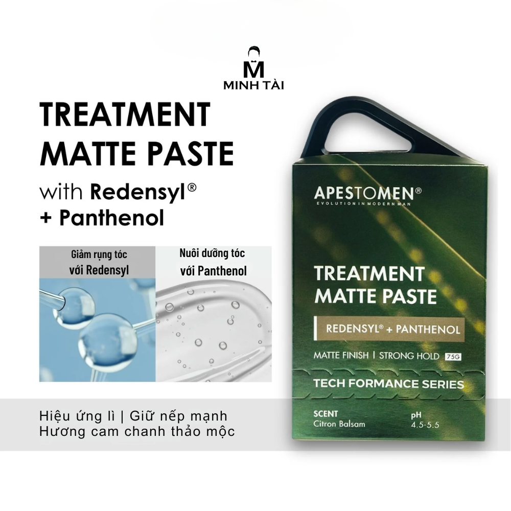 Sáp Tạo Kiểu Kết Hợp Nuôi Dưỡng Tóc Apestomen Treatment Matte Paste