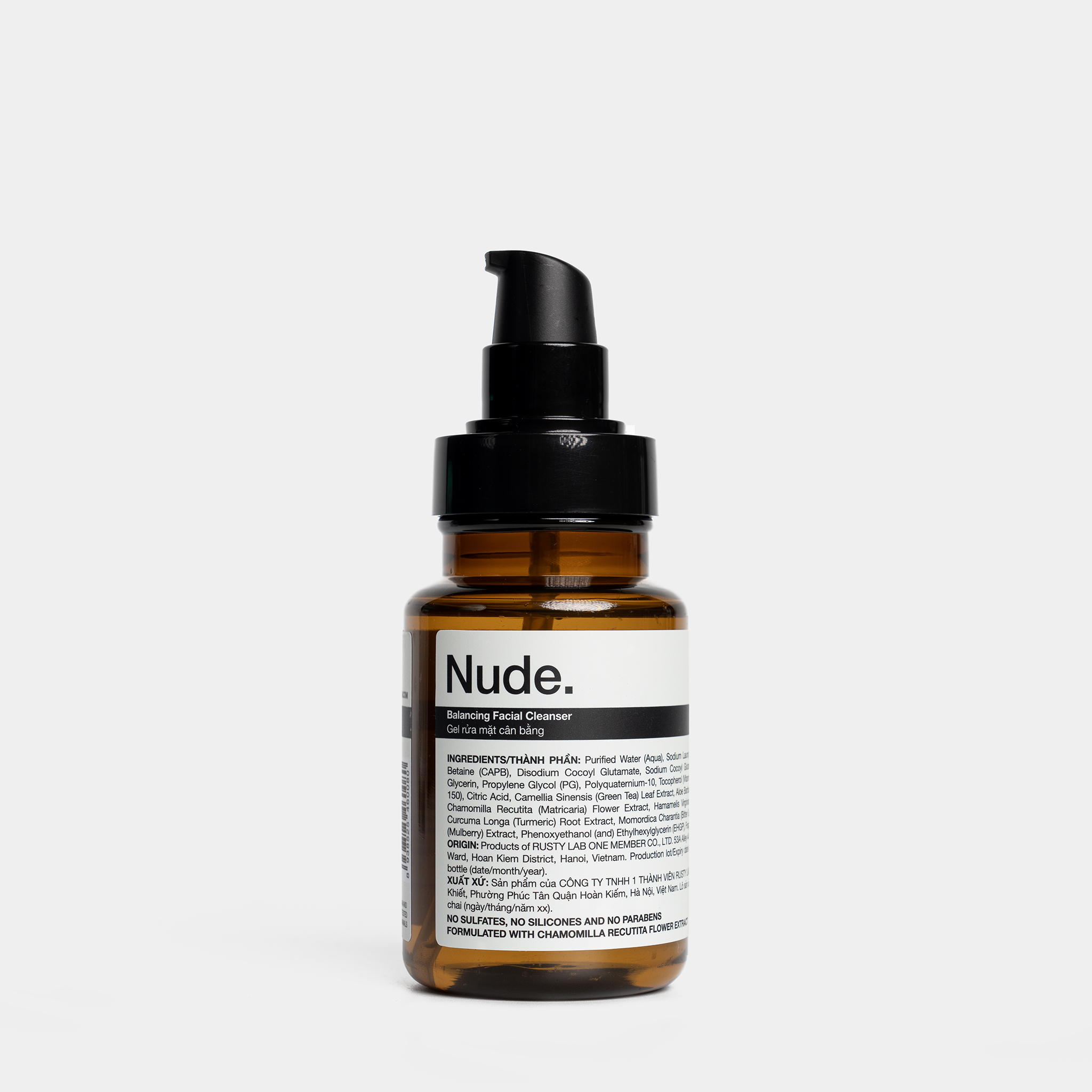 Sữa rửa mặt Nude – Balancing Facial Cleanser Rusty Lab