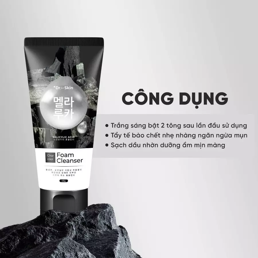 Sữa Rửa Mặt Nam Dr.FORSKIN Than Hoạt Tính