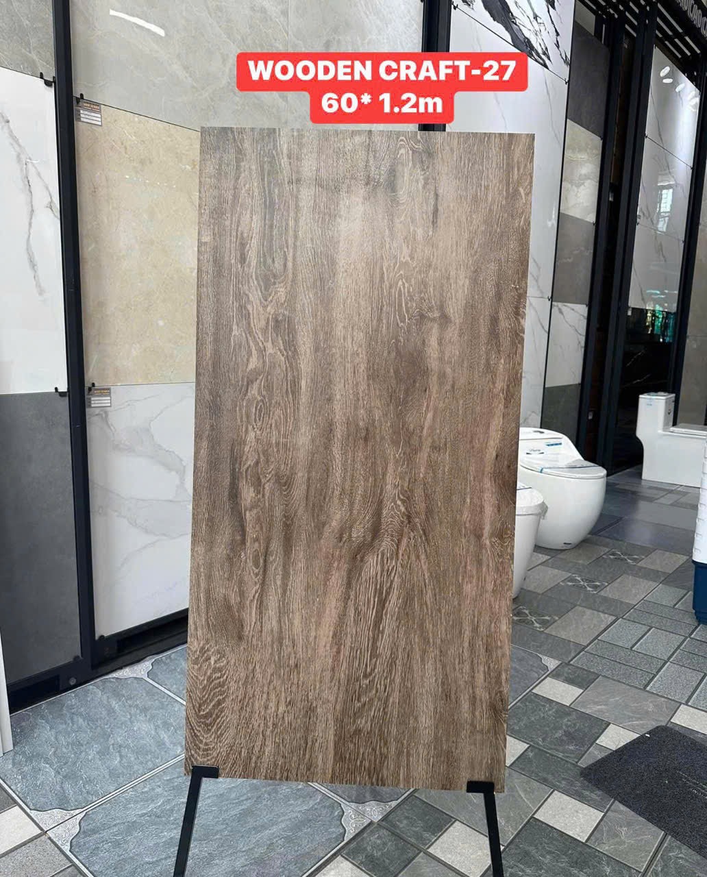 Gạch ấn độ 60x120 vân gỗ WOODEN CRAFT-27