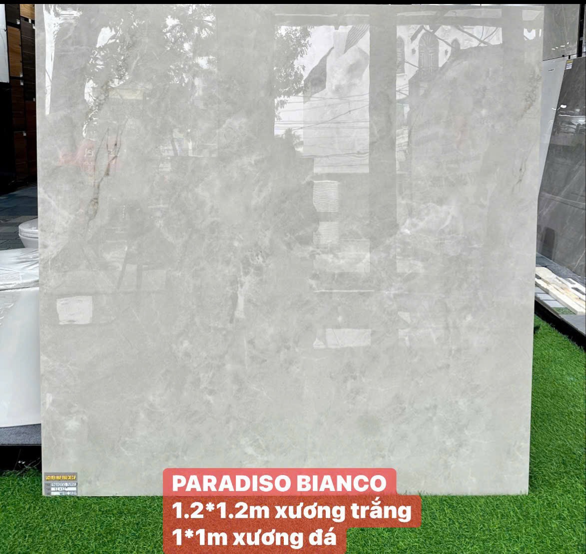 gạch ấn độ120x120 PARADISO BIANCO GLOSSY xương đá