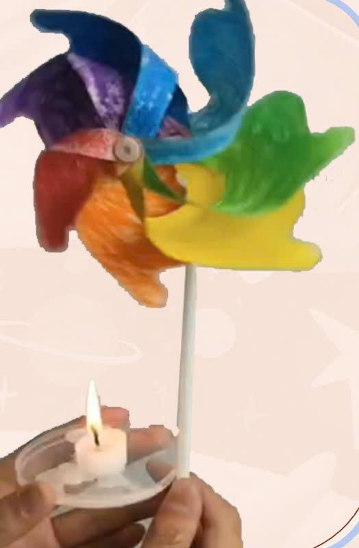 Chong chóng quay bằng nhiệt – Học liệu thực hành STEM