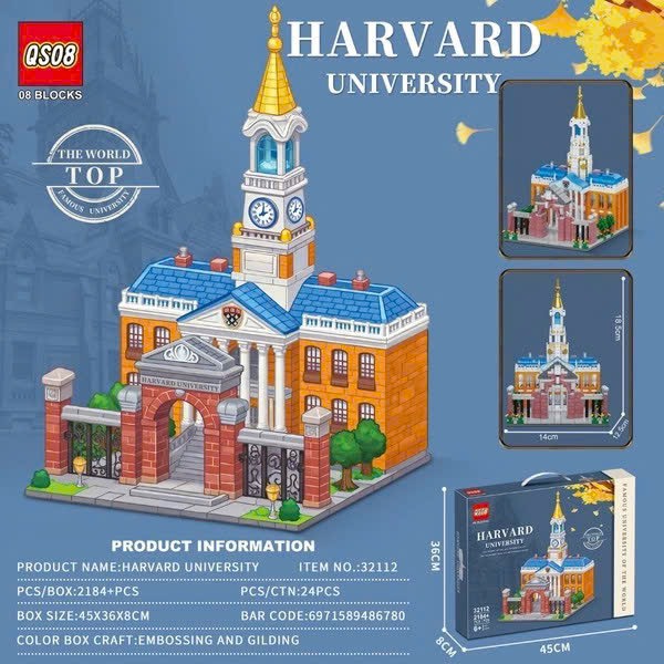 Đồ Chơi Lắp Ghép Lego Trường Đại Học Harvard - 2184 hạt
