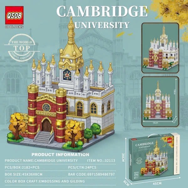 Đồ Chơi Lắp Ghép Lego Trường Đại học Cambridge - 2182 hạt