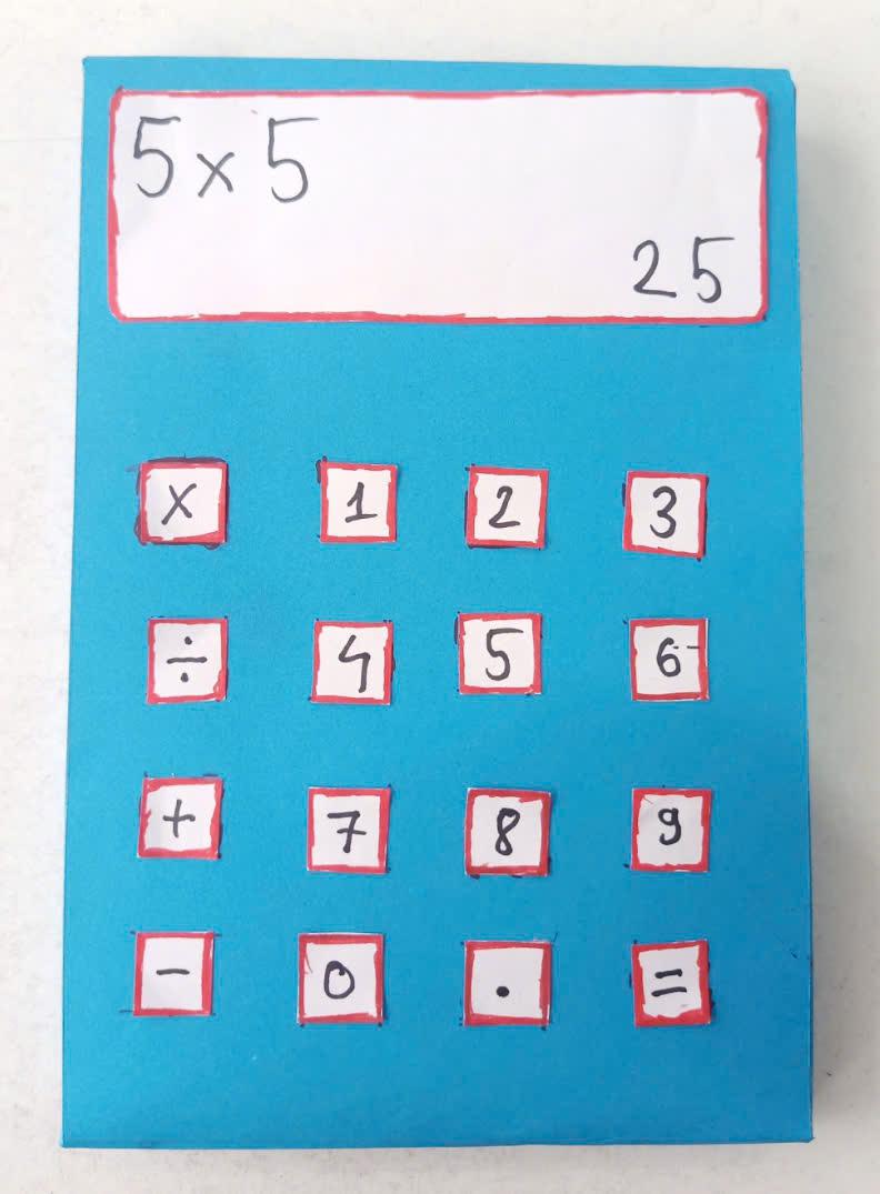 Mô hình máy tính bỏ túi – Học liệu thực hành STEM