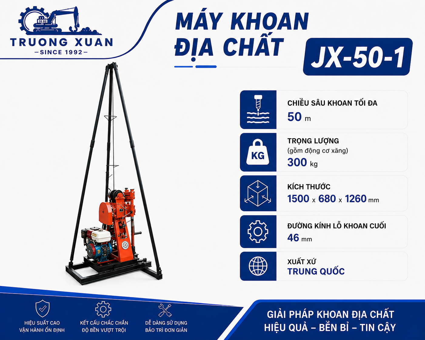 Máy khoan JX-50-1
