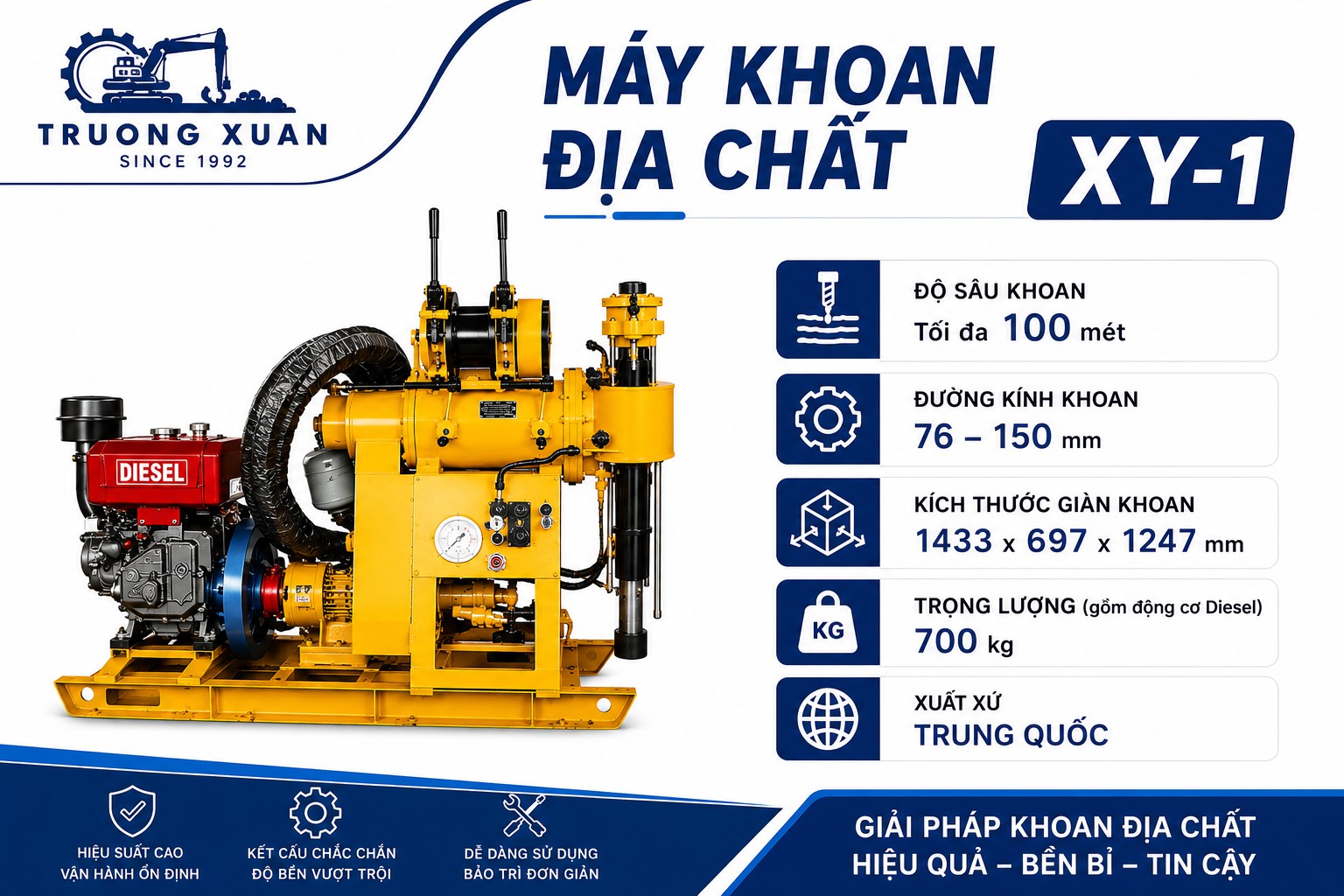 Máy khoan XY-1 Kinh Tân