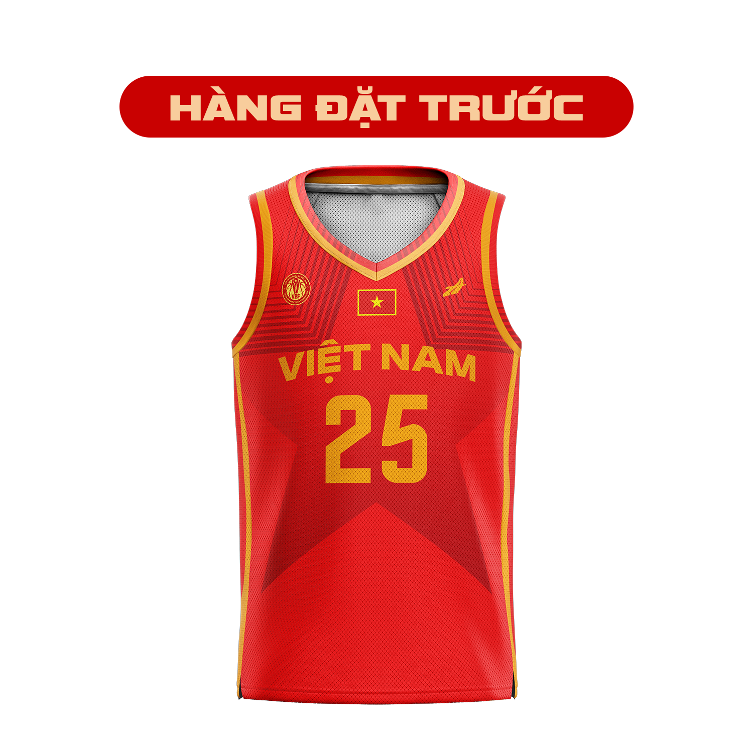 [Hàng đặt trước] Áo Jersey 3x3 – Đội Tuyển Quốc Gia Bóng Rổ Việt Nam SG33