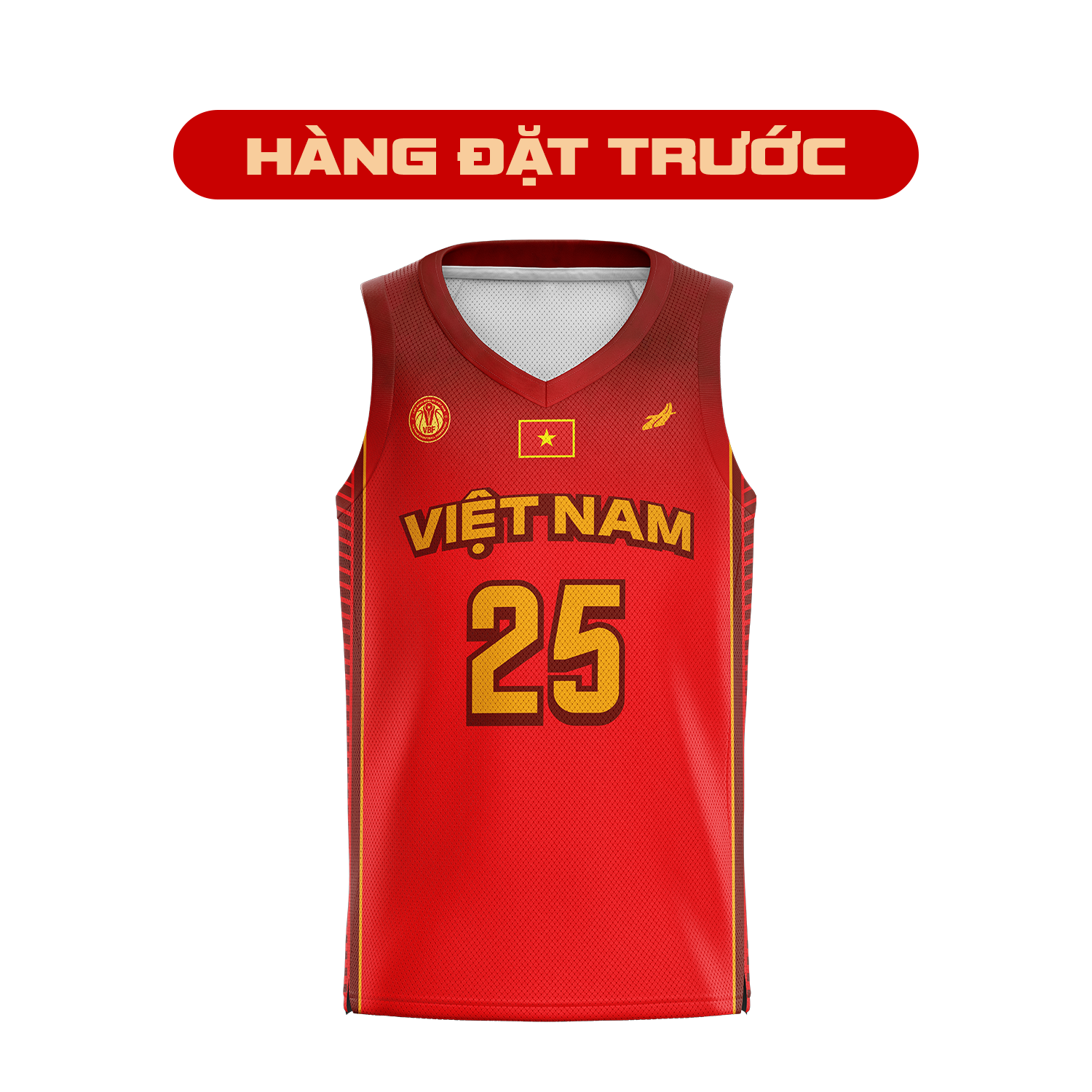 [Hàng đặt trước] Áo Jersey 5x5 – Đội Tuyển Quốc Gia Bóng Rổ Việt Nam SG33