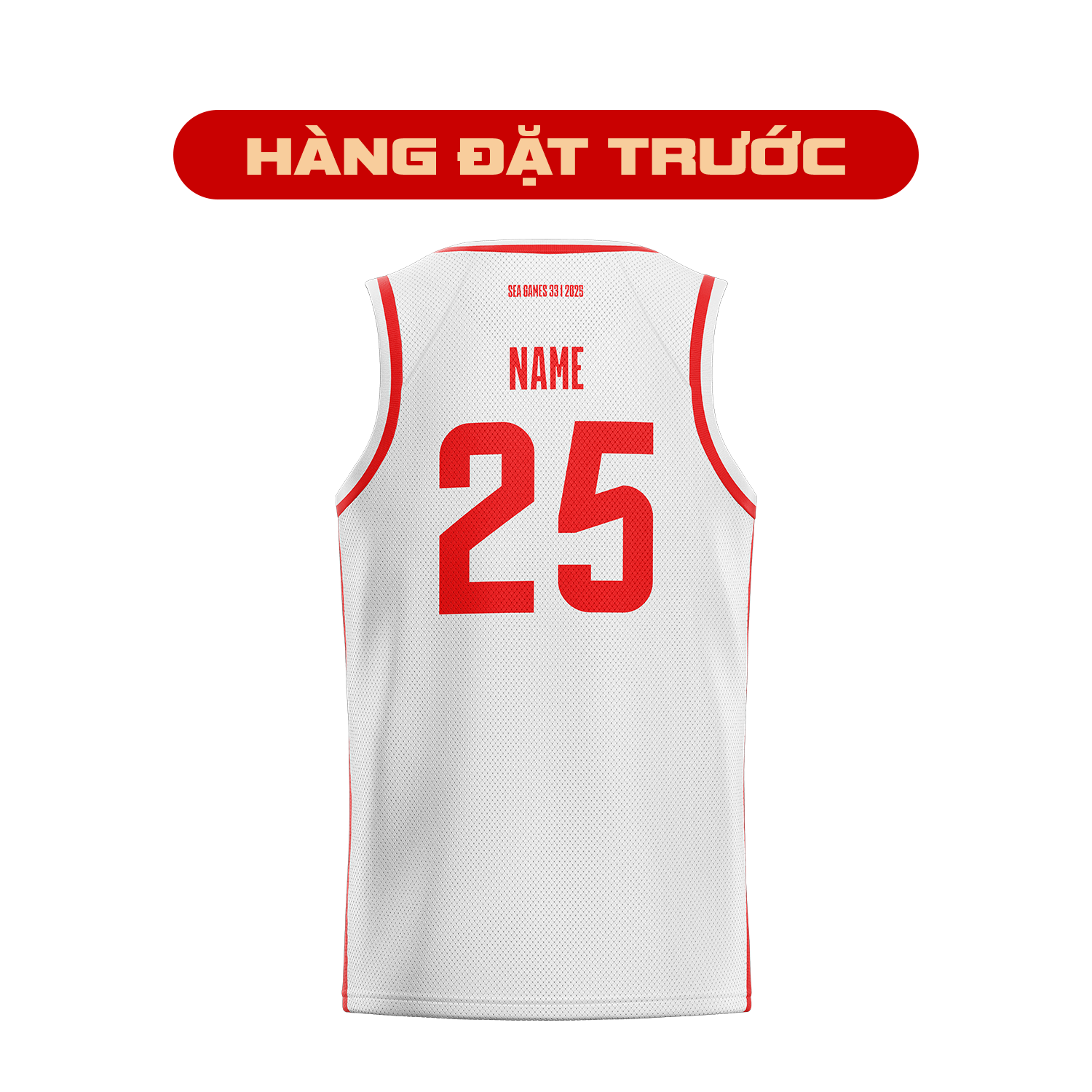 [Hàng đặt trước] Áo Jersey 3x3 – Đội Tuyển Quốc Gia Bóng Rổ Việt Nam SG33