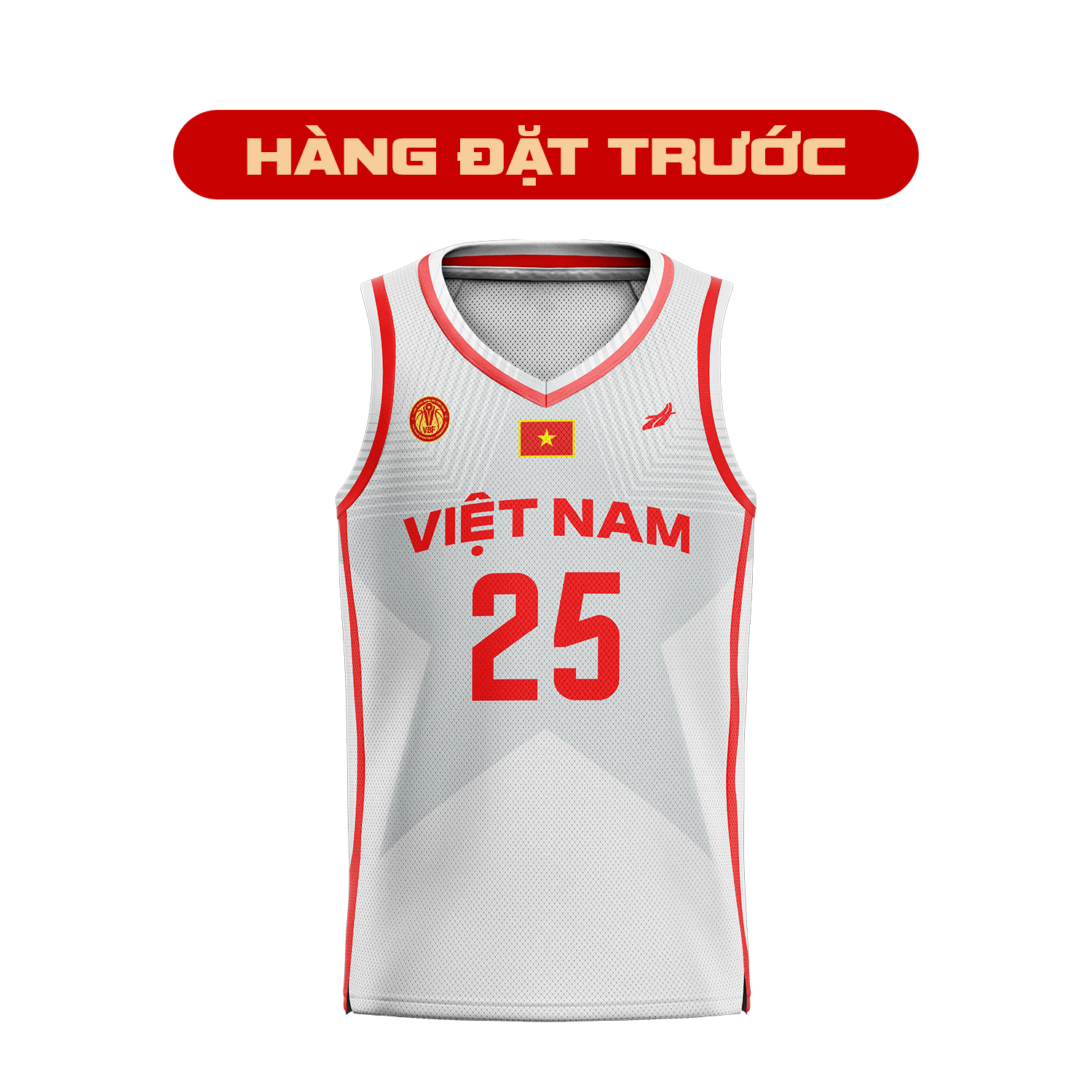 [Hàng đặt trước] Áo Jersey 3x3 – Đội Tuyển Quốc Gia Bóng Rổ Việt Nam SG33