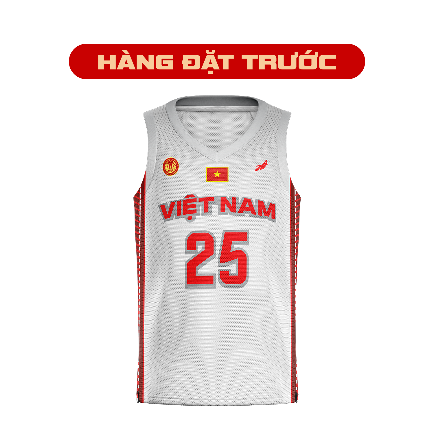 [Hàng đặt trước] Áo Jersey 5x5 – Đội Tuyển Quốc Gia Bóng Rổ Việt Nam SG33