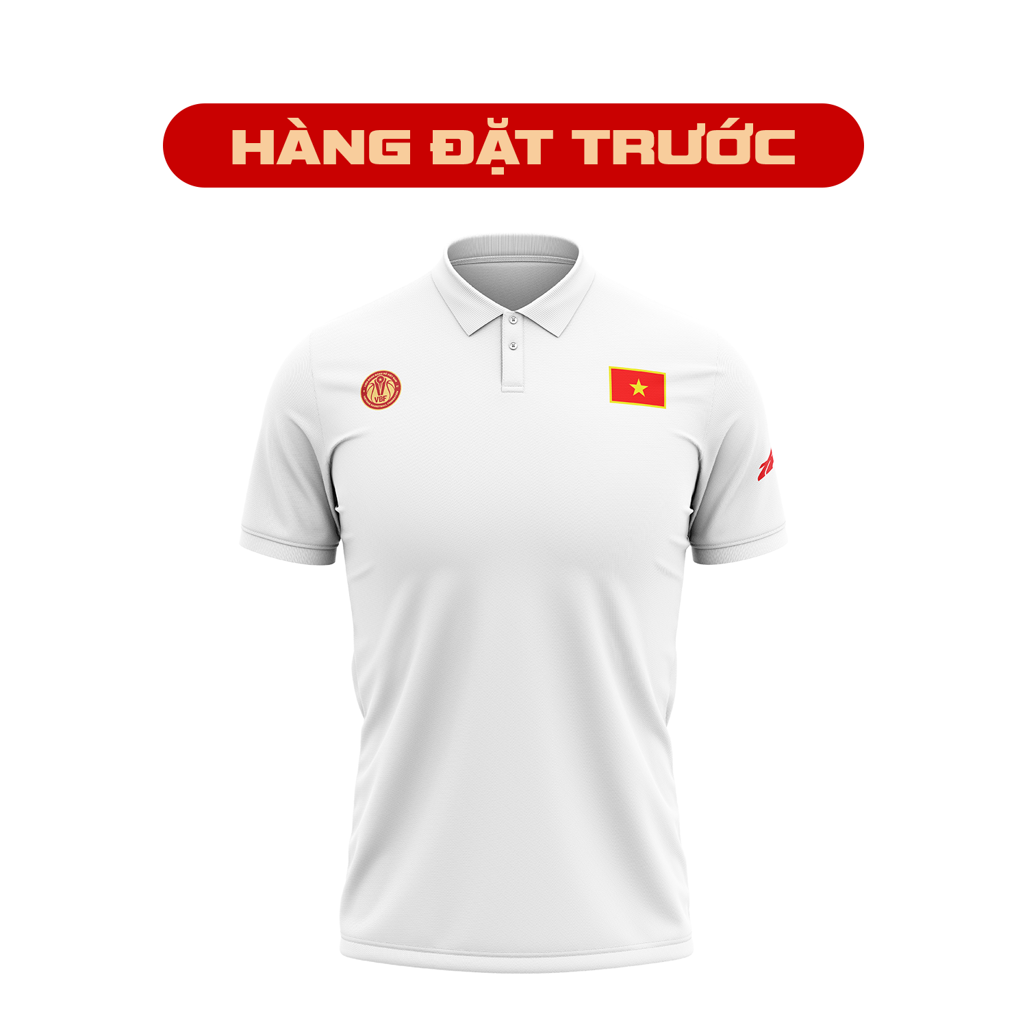 [Hàng đặt trước] Áo Polo Đội Tuyển Quốc Gia Bóng Rổ Việt Nam SG33