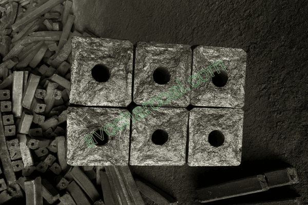 Square Sawdust Charcoal
