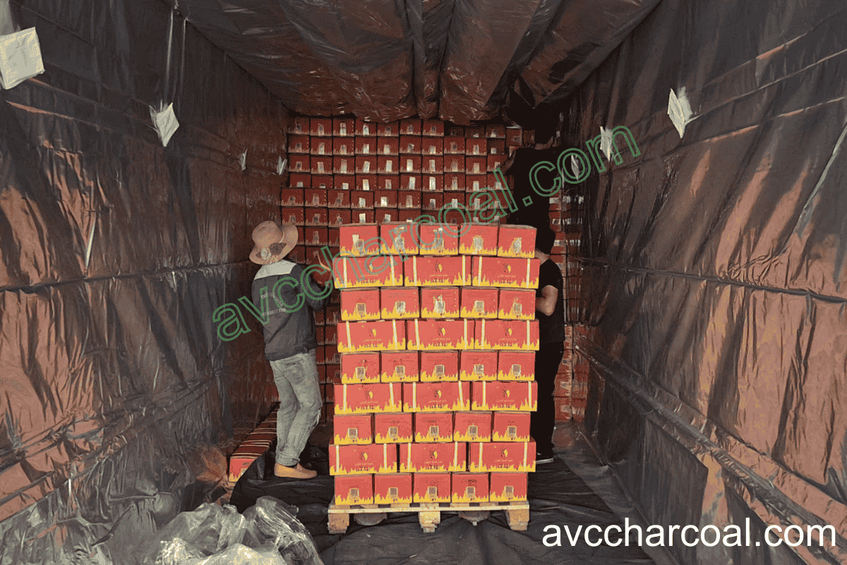 Export wood sawdust briquette charcoal from manufacturer in Viet Nam BBQ smokeless low ash and long burning time cheap price