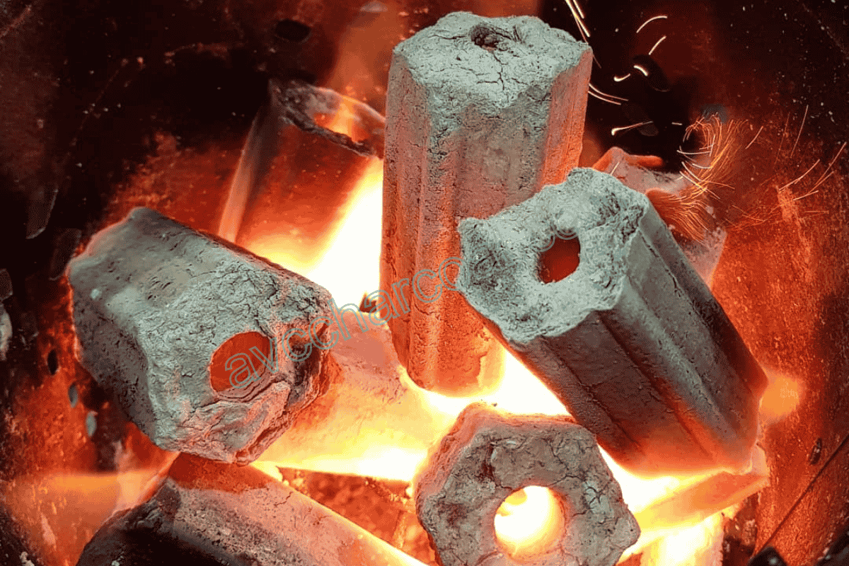Export wood square shape sawdust briquette charcoal from manufacturer in Viet Nam BBQ smokeless low ash and long burning time cheap price hexagonal