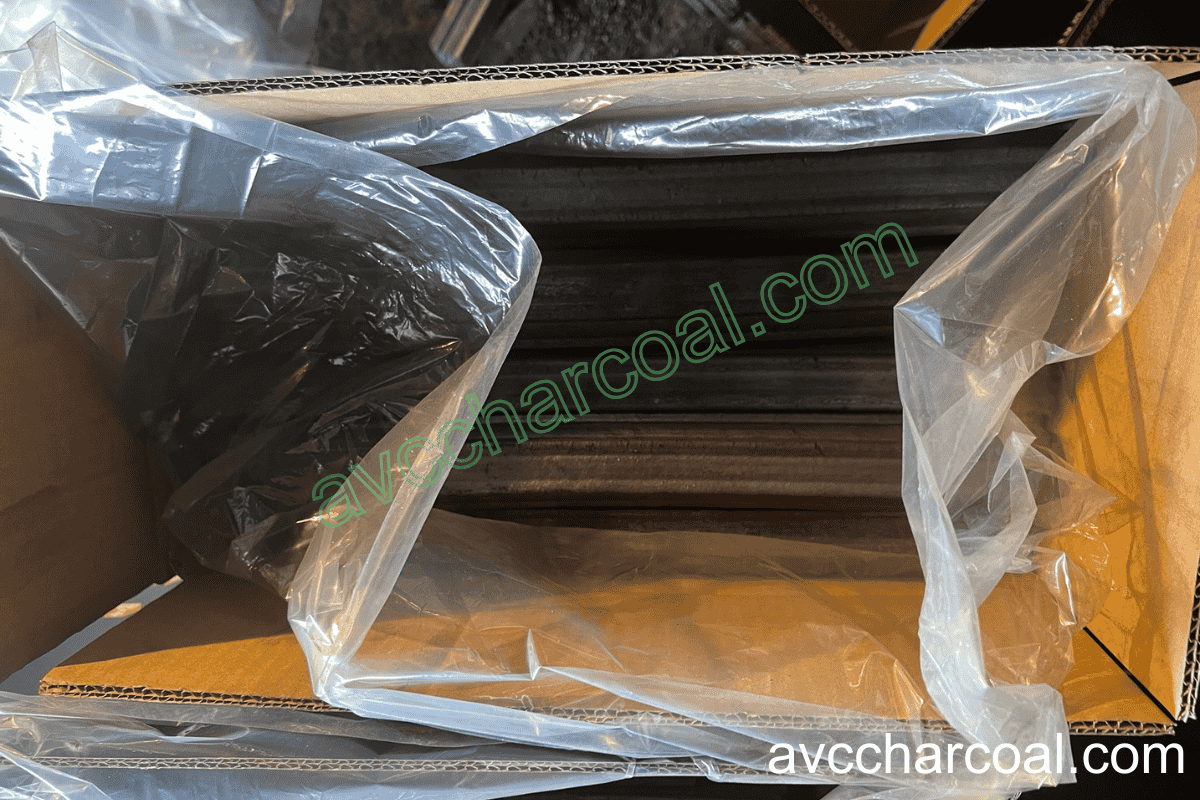 Key factors affecting charcoal quality during export shipping including moisture control, packaging strength, container conditions, and long-distance transport.