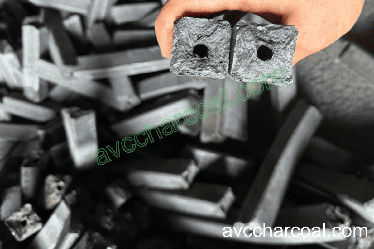 High carbon briquette charcoal with low ash for BBQ restaurants in Turkey