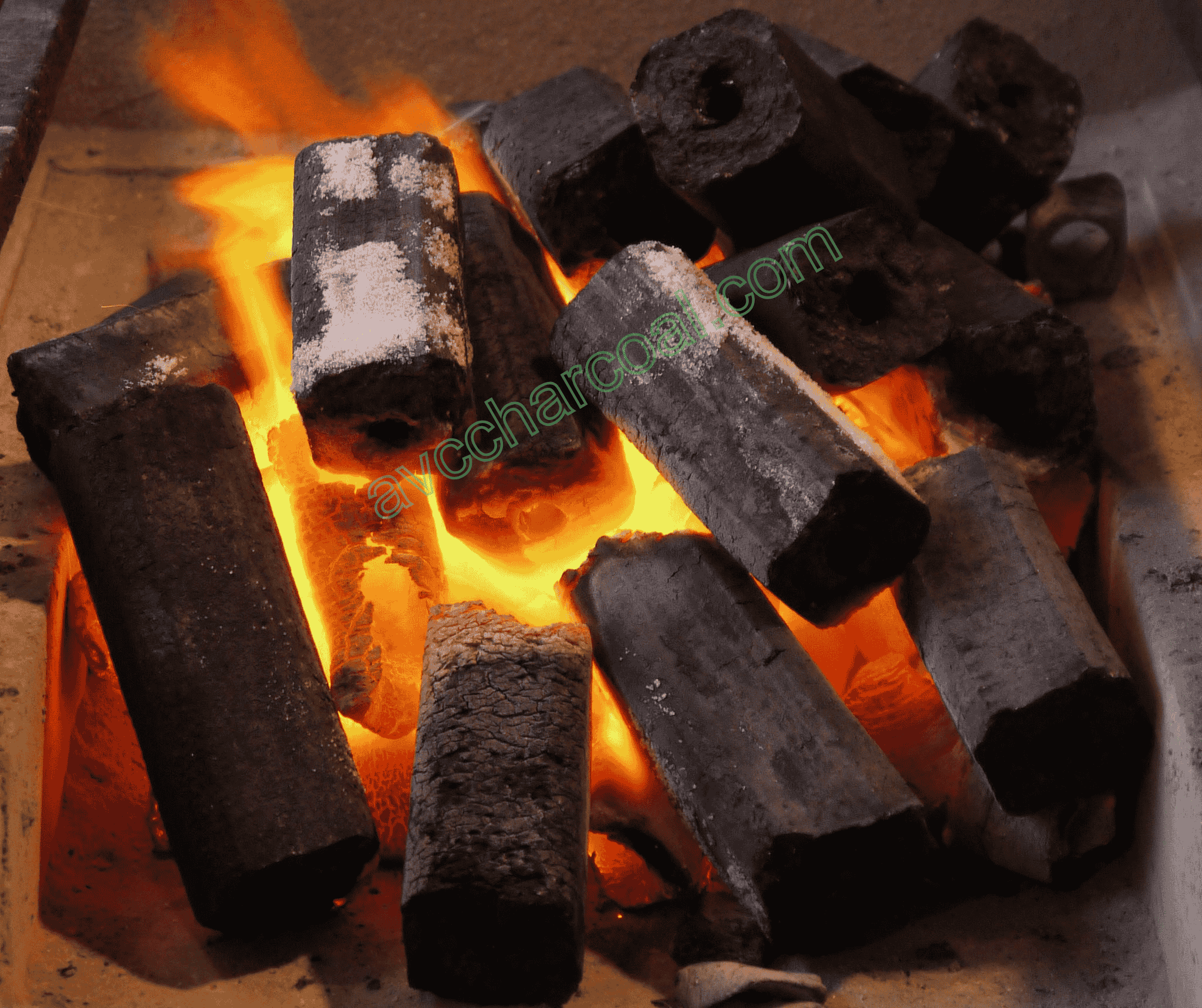 Square Sawdust Briquette Charcoal