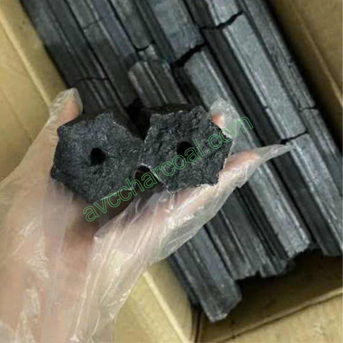Hexagonal Sawdust Briquette Charcoal