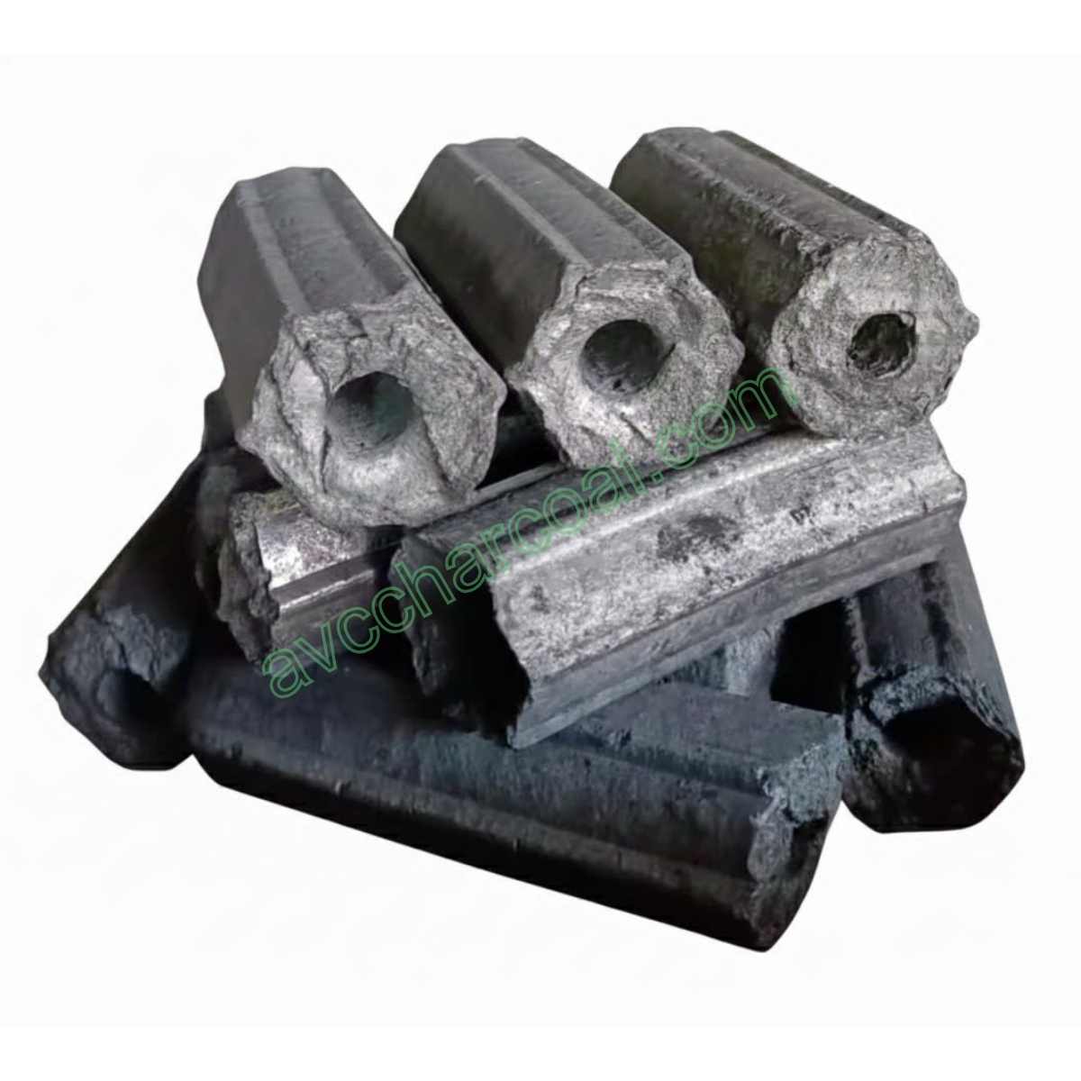 Hexagonal Sawdust Briquette Charcoal