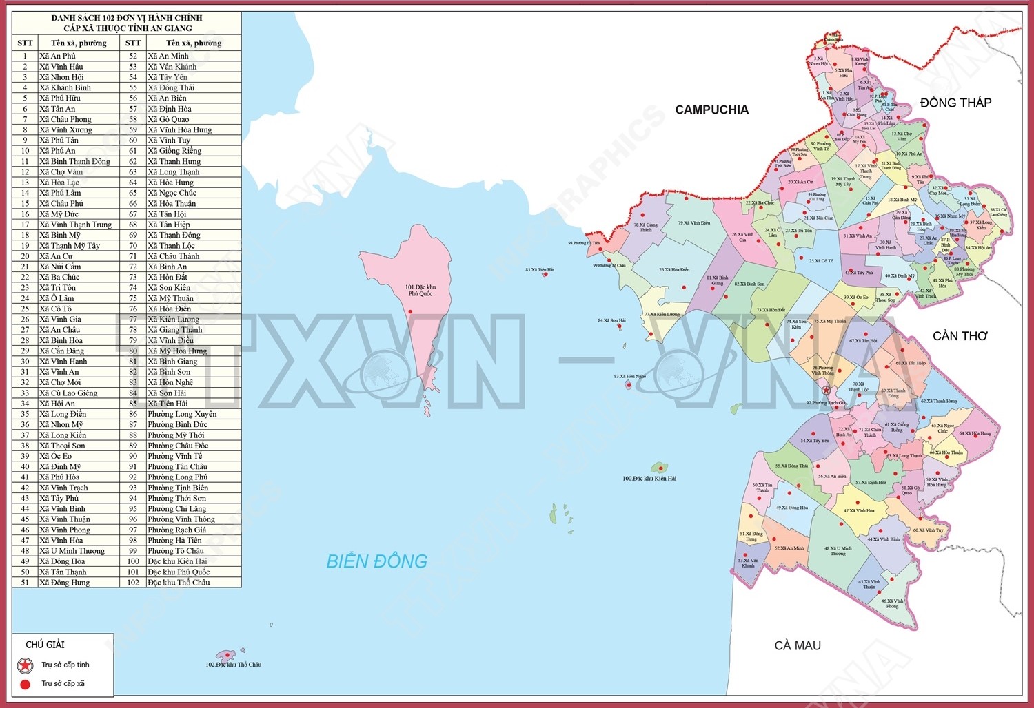 Tỉnh An Giang trước và sau sáp nhập: Toàn cảnh thay đổi mới nhất 2025